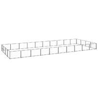  Dog Kennel Black 40 m² Steel