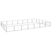  Dog Kennel Silver 28 m² Steel