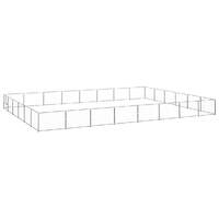  Dog Kennel Silver 48 m² Steel