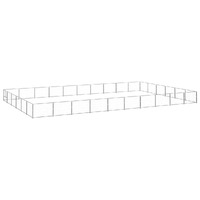  Dog Kennel Silver 60 m² Steel