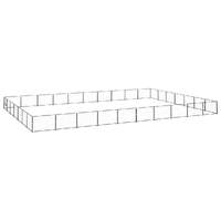  Dog Kennel Black 70 m² Steel