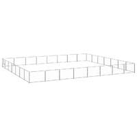  Dog Kennel Silver 56 m² Steel