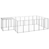  Dog Kennel Silver 8.47 m² Steel