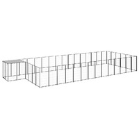  Dog Kennel Black 26.62 m² Steel