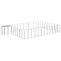  Dog Kennel Silver 30.25 m² Steel