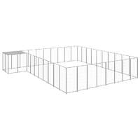 Dog Kennel Silver 25.41 m² Steel