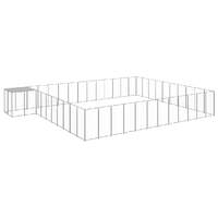  Dog Kennel Silver 37.51 m² Steel