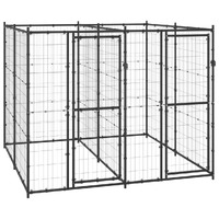 Outdoor Dog Kennel Steel 4.84 m²