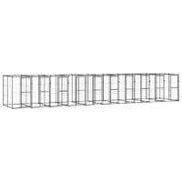  Outdoor Dog Kennel Steel 24.2 m²