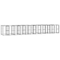  Outdoor Dog Kennel Steel 26.62 m²