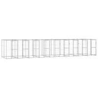  Outdoor Dog Kennel Galvanised Steel 21.78 m²