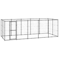 Outdoor Dog Kennel Steel 12.1 m²