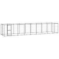  Outdoor Dog Kennel Steel 21.78 m²
