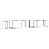  Outdoor Dog Kennel Steel 26.62 m²