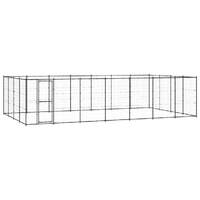  Outdoor Dog Kennel Steel 33.88 m²