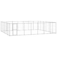  Outdoor Dog Kennel Galvanised Steel 50.82 m²