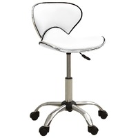  Office Chair White Faux Leather