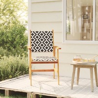  Garden Chairs 8 pcs Solid Acacia Wood