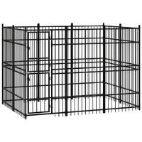  Outdoor Dog Kennel Steel 5.53 m²