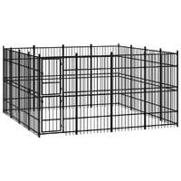  Outdoor Dog Kennel Steel 14.75 m²