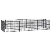  Outdoor Dog Kennel Steel 36.86 m²