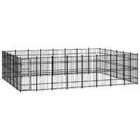  Outdoor Dog Kennel Steel 44.24 m²