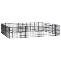  Outdoor Dog Kennel Steel 73.73 m²