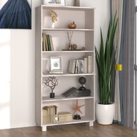  Highboard &quot;HAMAR&quot; Solid Wood Pine White