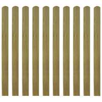  20 pcs Impregnated Fence Slats Wood 120 cm