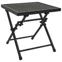  Folding Table Mesh 38x38x38 cm Steel Anthracite