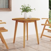  Garden Table Ø85x75 cm Solid Wood Acacia