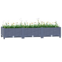  Raised Bed 120x40x23 cm Polypropylene