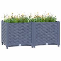  Raised Bed 80x40x38 cm Polypropylene