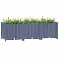  Raised Bed 120x40x38 cm Polypropylene