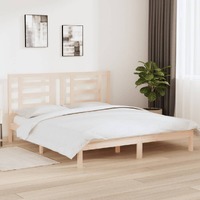 Bed Frame without Mattress 183x203 cm King Solid Wood
