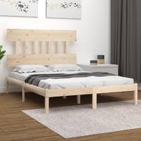  Bed Frame without Mattress 183x203 cm King Solid Wood