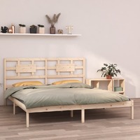  Bed Frame without Mattress 183x203 cm King Solid Wood