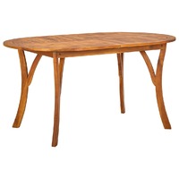  Garden Table 150x90x75 cm Solid Acacia Wood