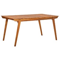  Garden Table 150x90x75 cm Solid Acacia Wood