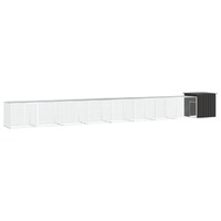  Chicken Cage Anthracite 900x91x100 cm Galvanised Steel