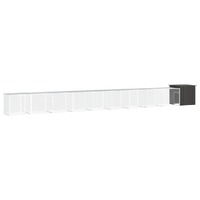  Chicken Cage Anthracite 1000x91x100 cm Galvanised Steel
