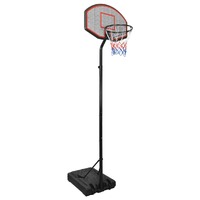  Basketball Stand Black 282-352 cm Polyethene