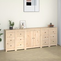  Sideboard 230x35x80 cm Solid Wood Pine