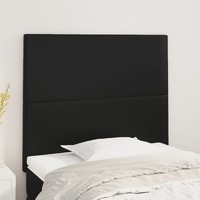 Headboards 2 pcs Black 80 cm Faux Leather