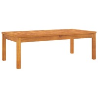  Coffee Table 100x50x33 cm Solid Acacia Wood