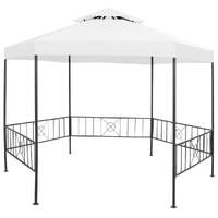  Garden Gazebo 323x275x265 cm White 180 g/m²