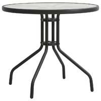  Bistro Table Anthracite Ø80x71 cm Steel