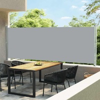  Patio Retractable Side Awning 600x160 cm Grey