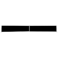  Patio Retractable Side Awning 140x1200 cm Black