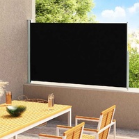  Patio Retractable Side Awning 180x300cm Black